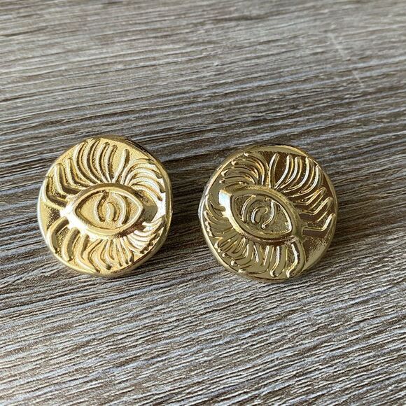 Bohemian evil eye earring M168 - Picture 4 of 6